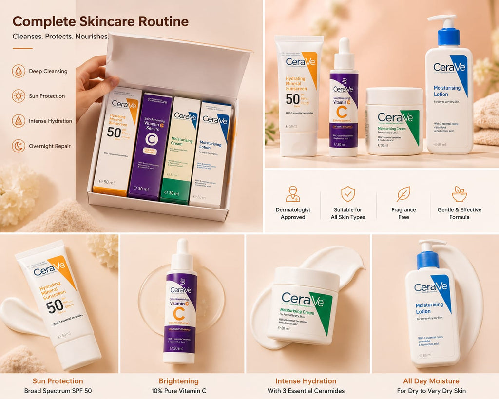 CeraVe Complete Skincare Routine Set