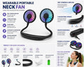 Wearable Portable Neck Fan